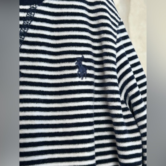 Ralph Lauren 24 month Sweatsuit Top & Pants Snaps in back With Kangaroo Pockets - Picture 2 of 8